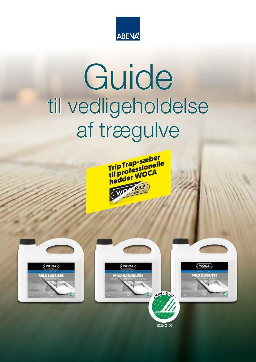 Forside af guide til vedligeholdelse af trægulve